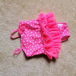Old Navy Pink Polka Dot Swim Suit